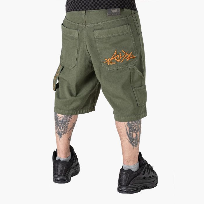 BLUESKIN  DENIM IN GABARDINA LOGO GIALLO