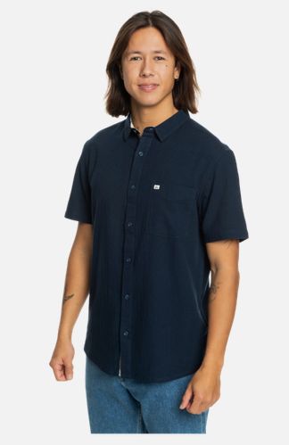 QUIKSILVER CAMICIA TIME BOX- NAVY BLAZER