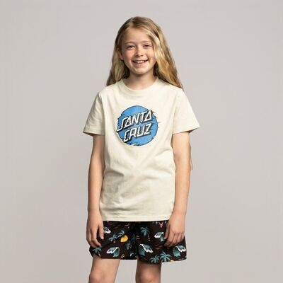 SANTA CRUZ Youth Vivid Other Dot Front Light Grey
