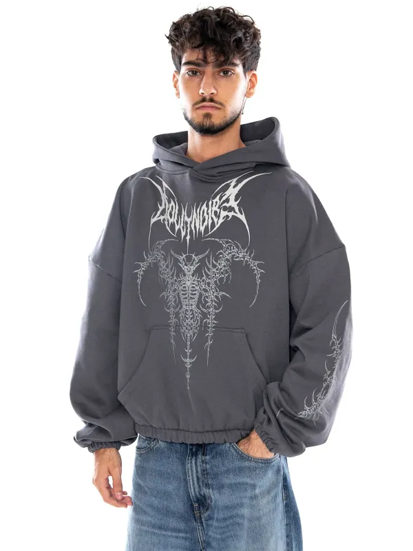 Dolly Noire The guardian boxy hoodie iron gate Dolly Noire The guardian boxy hoodie iron gate