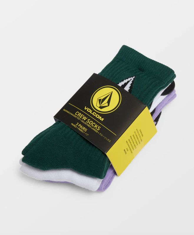 VOLCOM FULL STONE SOCK MULTIPACK  ADULTO pacco da 3