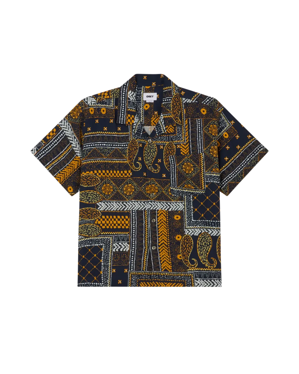 OBEY ARCHIE WOVEN Navy Multi