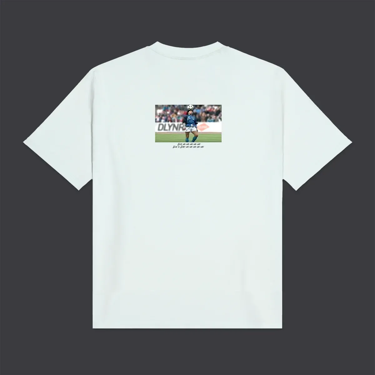 DOLLY NOIRE   Live Is Live tee Ice Melt "Maradona"