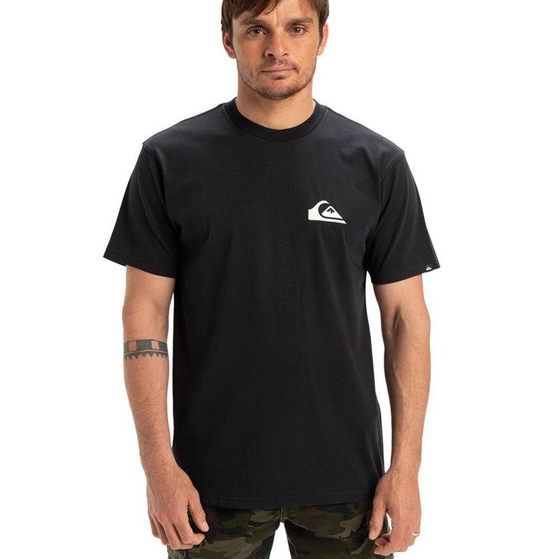 Quiksilver  T-SHIRT EV MINI LOGO BLACK