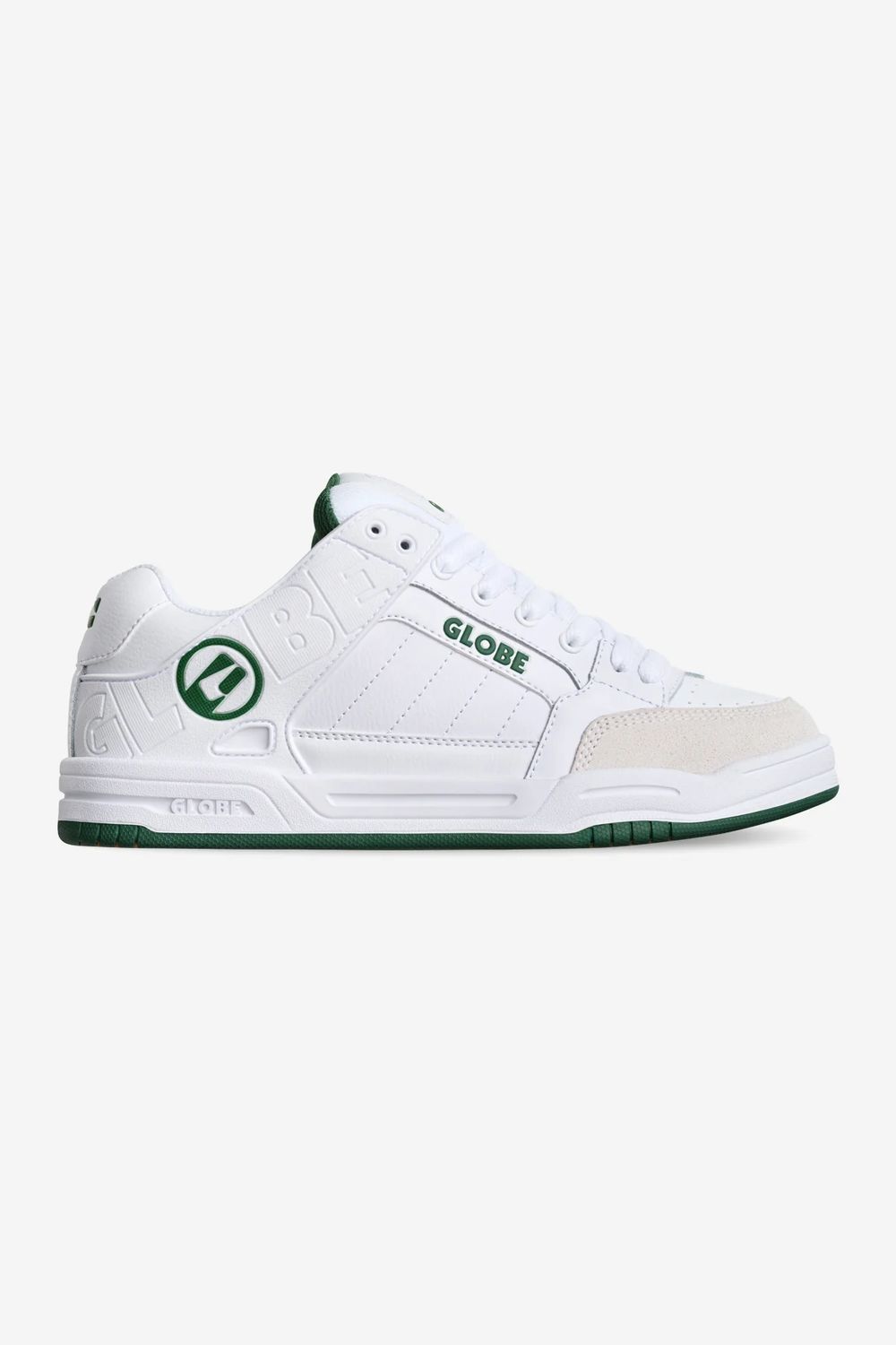 Globe Tilt  Dark White Green