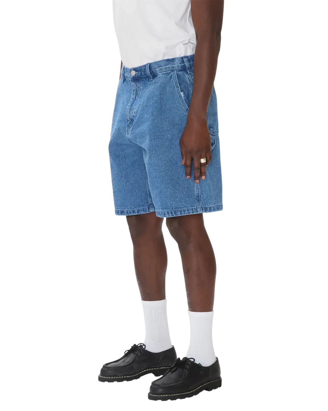 OBEY BIGWIG BAGGY DENIM SHORT Light Indingo