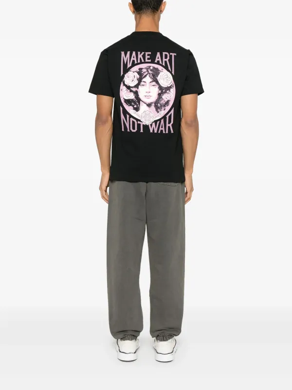 OBEY MAKE ART NOT WAR TEE Black