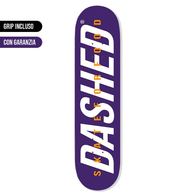 DASHED SKATE 8,125  logo classic purple