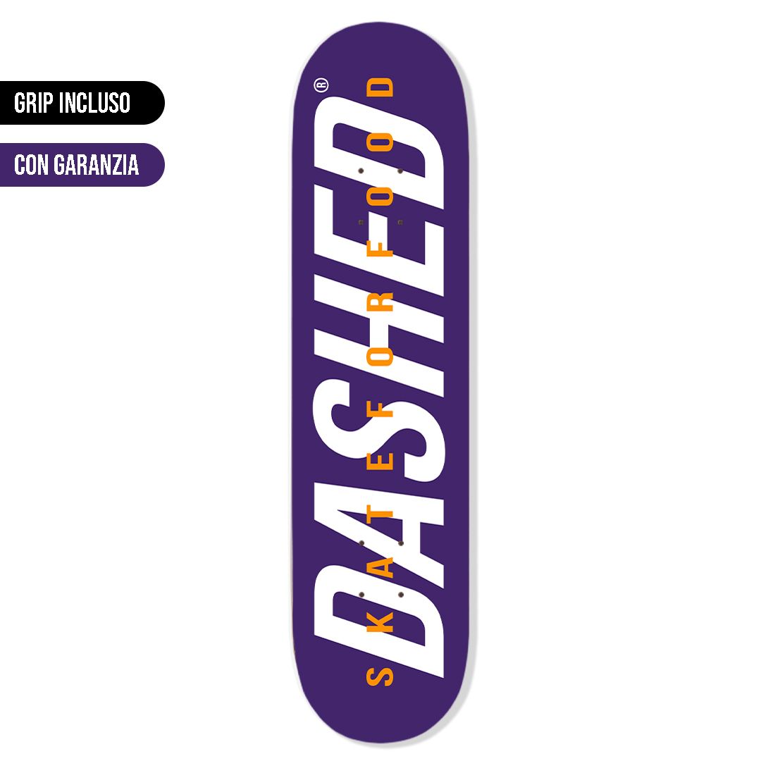 DASHED SKATE 8,25  logo classic purple