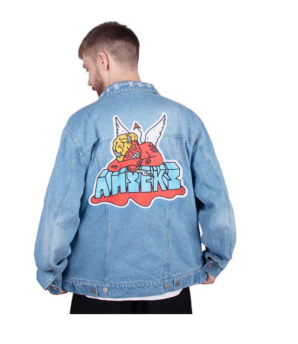 AMERICAN SOCKS - Fallen Angel – Denim Jacket AMERICAN SOCKS - Fallen Angel – Denim Jacket