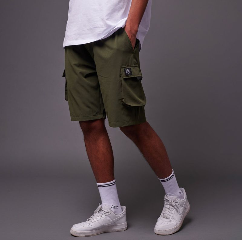 DOLLY NOIRE GOAT Techno Cargo Shorts Forrest