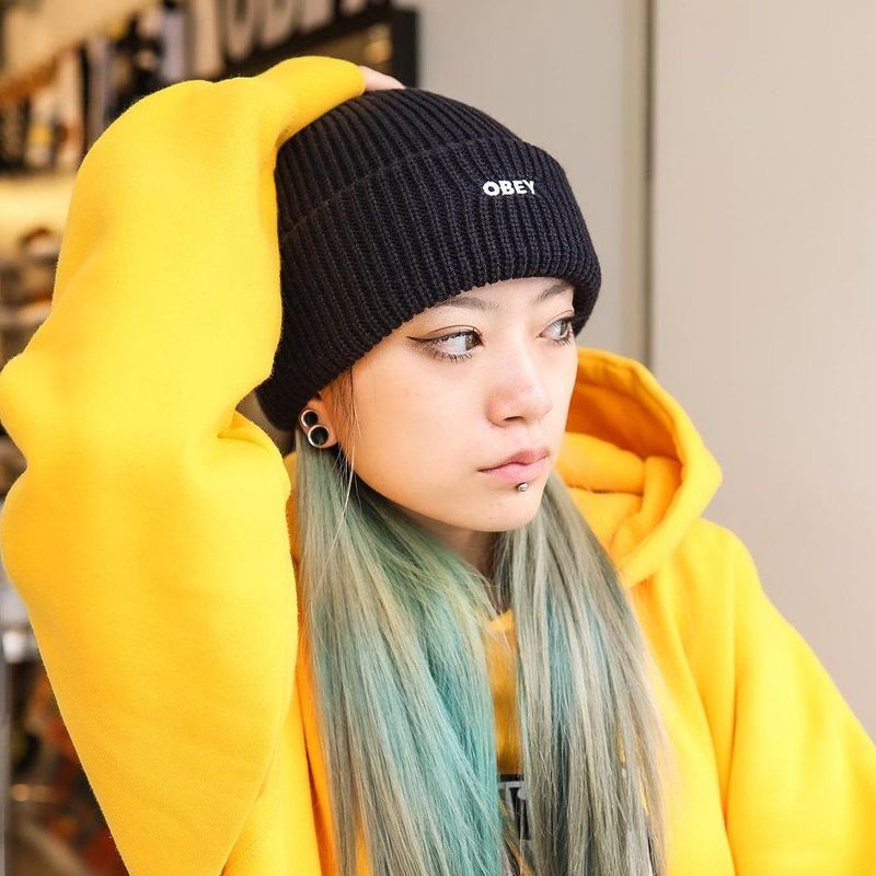 OBEY FUTURE BEANIE Black