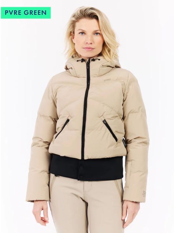 PROTEST PRTPreppy snowjacket - Bamboo Beige PROTEST PRTPreppy snowjacket - Bamboo Beige