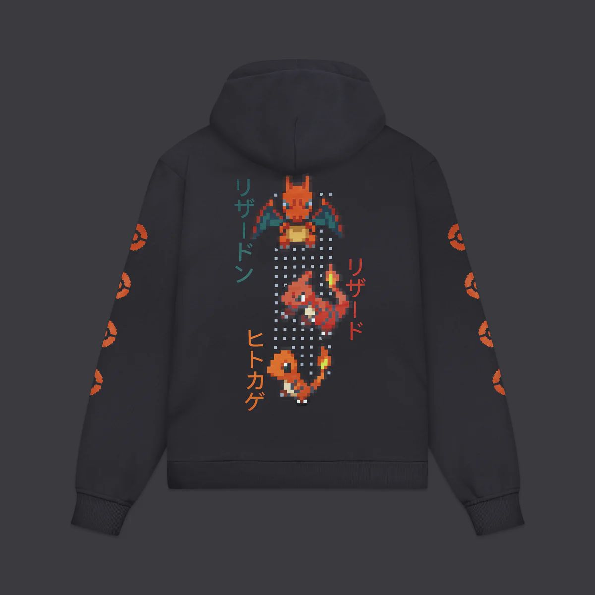 DOLLY NOIRE X pokémon - Charizard Evolution Hoodie