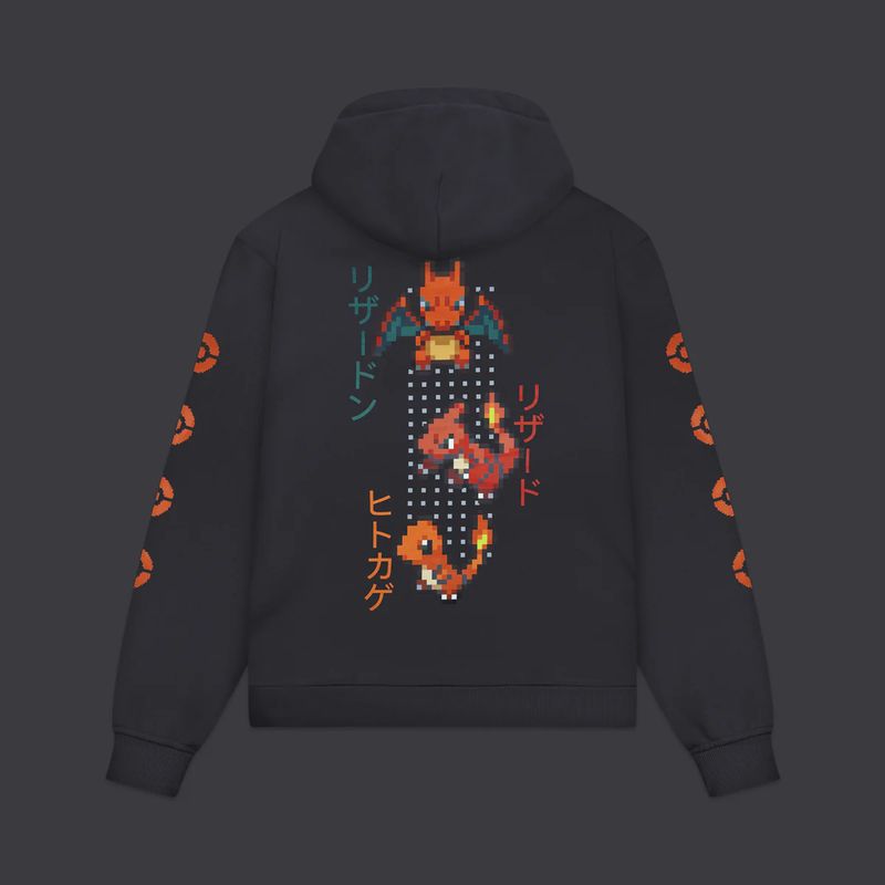 DOLLY NOIRE X pokémon - Charizard Evolution Hoodie DOLLY NOIRE X pokémon - Charizard Evolution Hoodie