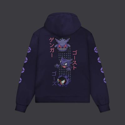 DOLLY NOIRE X pokémon - Gengar Evolution Hoodie DOLLY NOIRE X pokémon - Gengar Evolution Hoodie
