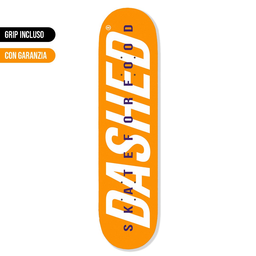 DASHED SKATE 8,325"  logo classic orange