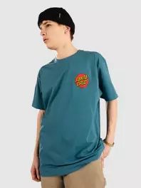 Santa Cruz  Classic Dot Chest T-Shirt - Teal