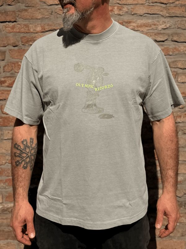 FUNKY  Record Tee Washed Ice