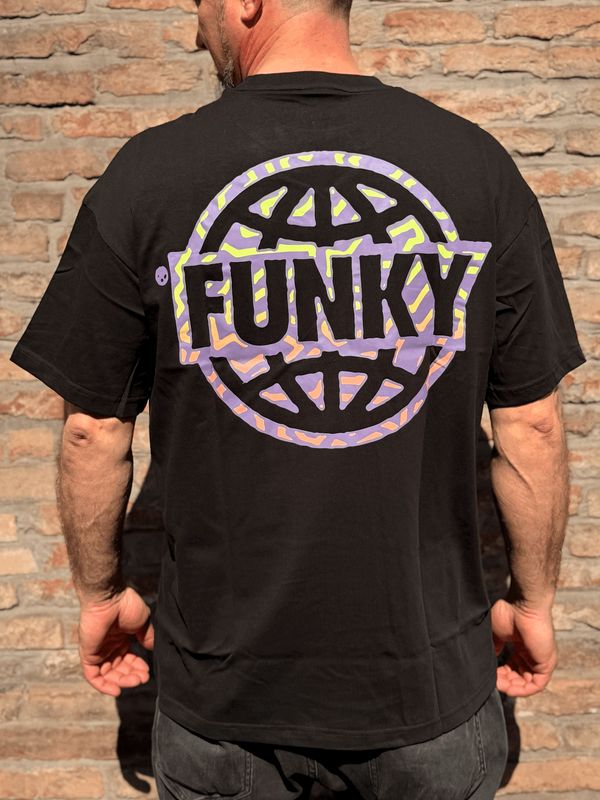FUNKY  Smash Logo Tee Black