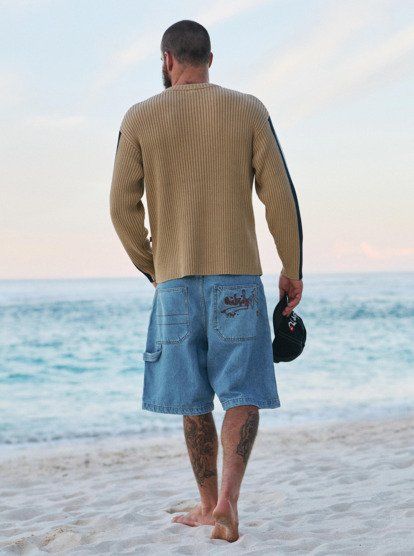 Quiksilver Shorts jeans YG Baggy Denim Short - indigo light