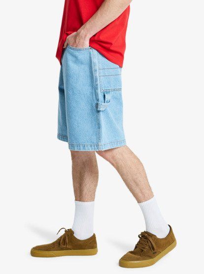 Quiksilver  Shorts jeans YG Baggy Denim Short - indigo light
