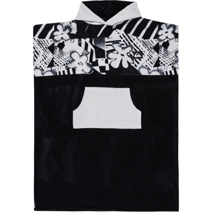 Quiksilver   Poncho Hoody Towel - black momentum