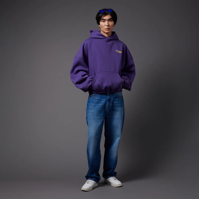 DOLLY NOIRE Shard Dolly Noire Boxy Hoodie Purple Reign