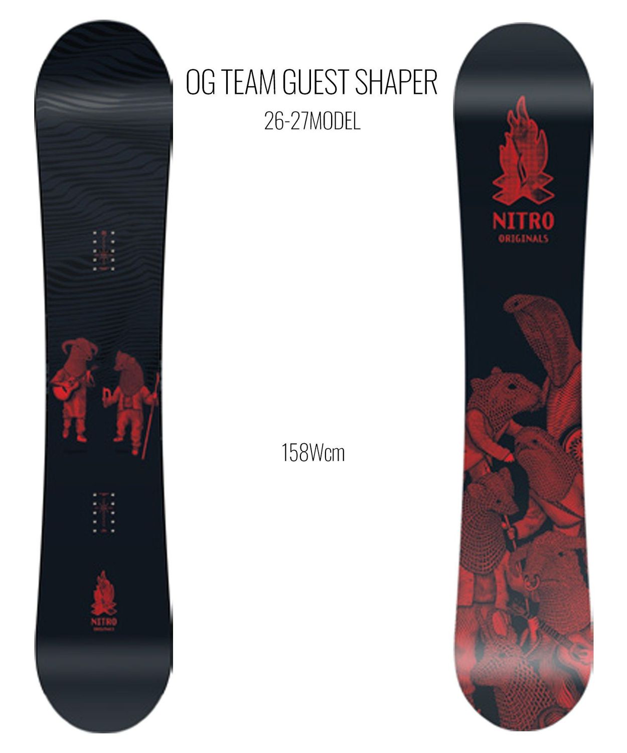 NITRO  GUEST SHAPER SERIES . OG  158  wide