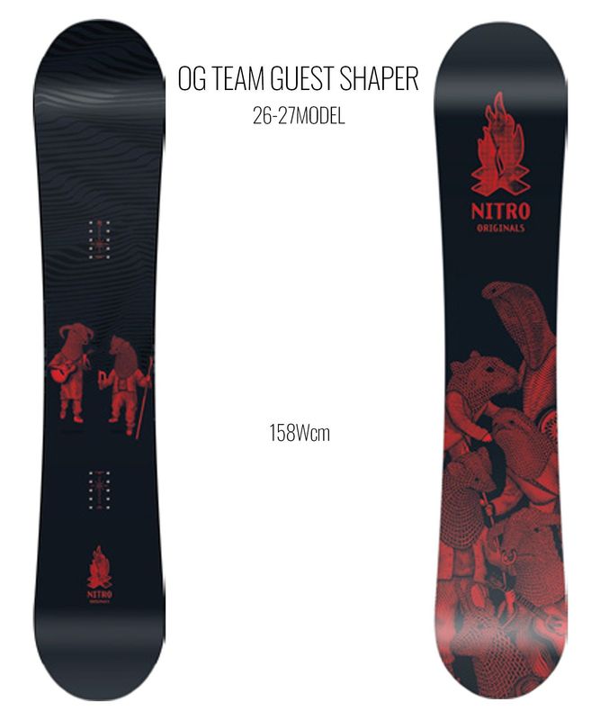 NITRO  GUEST SHAPER SERIES . OG  158  wide