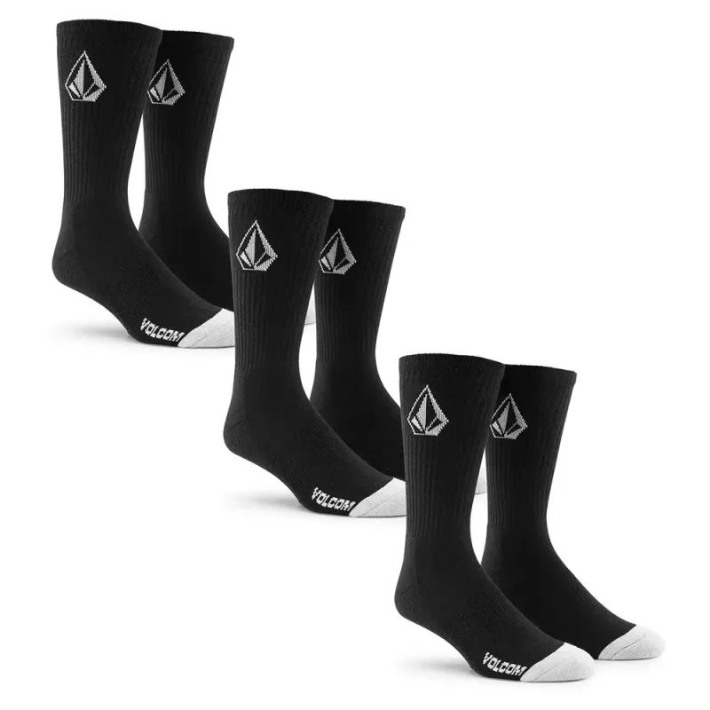 VOLCOM FULL STONE SOCK MULTIPACK  ADULTO pacco da 3