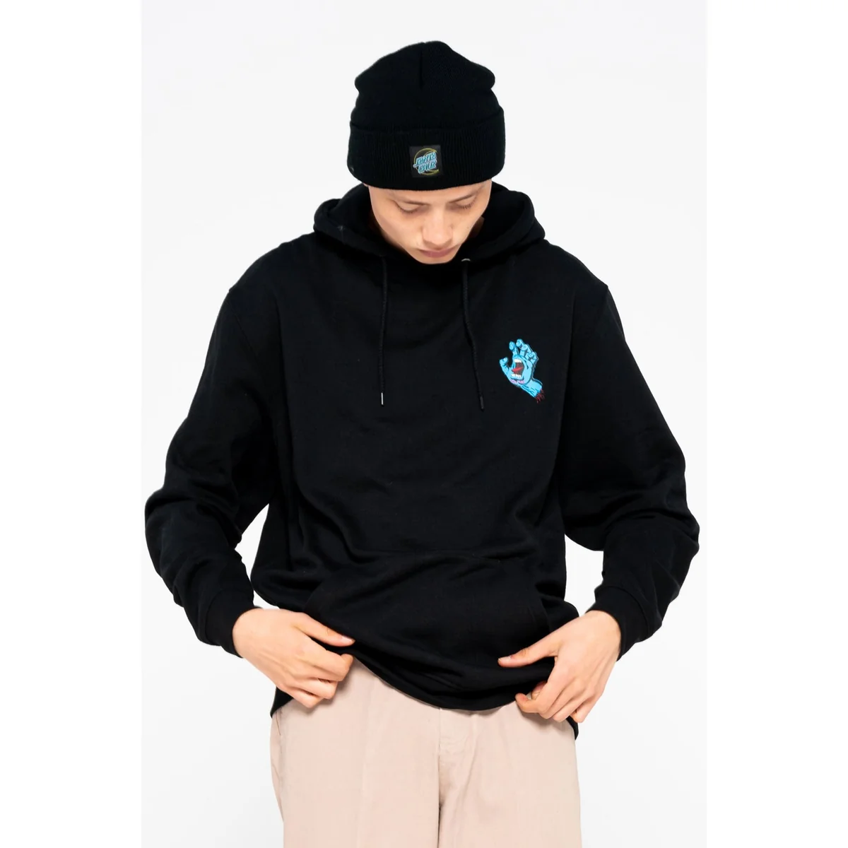 SANTA CRUZ CLASSIC SCREAMING HAND HOOD BLACK