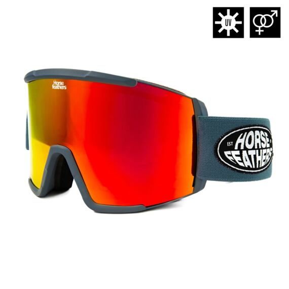 HORSEFEATHERS FESTON GOGGLES (storm/mirror red)