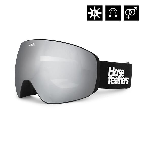 HORSEFEATHERS SCOUT GOGGLES (black/mirror silver)