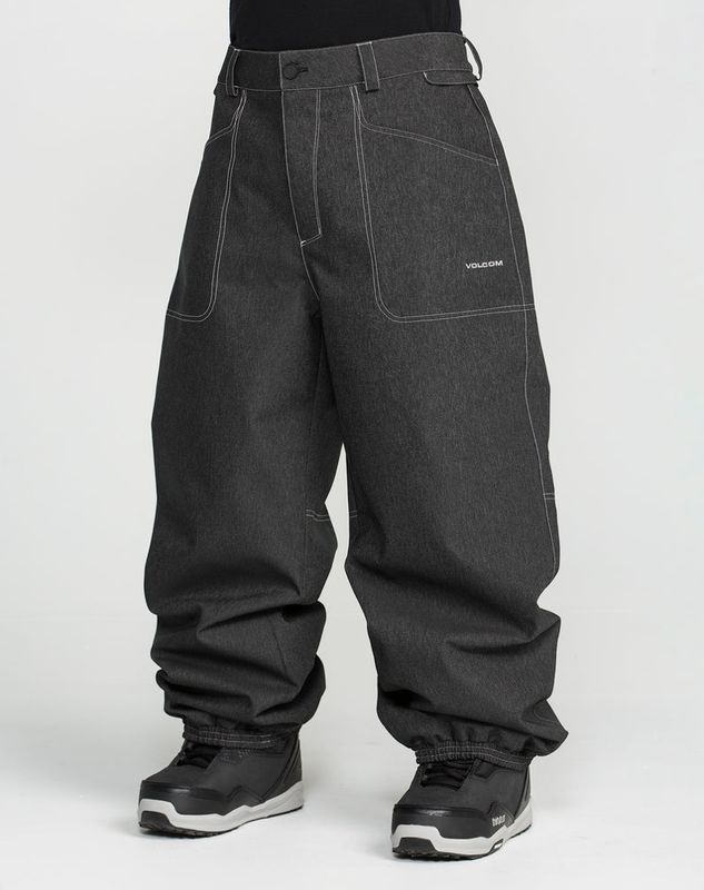 VOLCOM LAPPER 10K TROUSERS - BLACK VOLCOM LAPPER 10K TROUSERS - BLACK