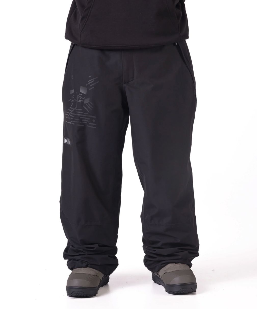 L1 chroma pant - black