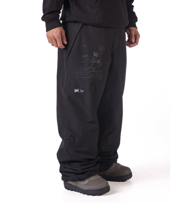 L1 chroma pant - black