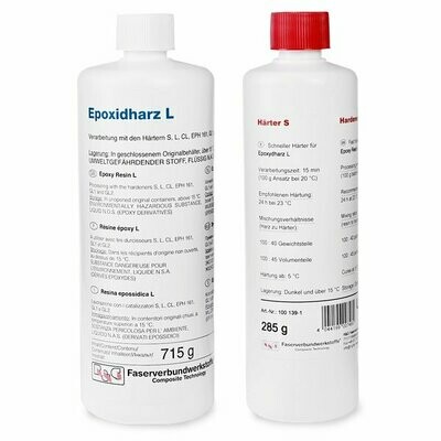 R&G Epoxidharz L + Härter S (15 min) Laminierharz