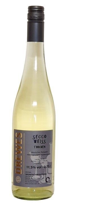 SECCO - WEISS Deutscher Perlwein  trocken 0,75 l