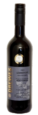 2022er LEMBERGER Deutscher Qualitätswein Württemberg halbtrocken 0,75 l