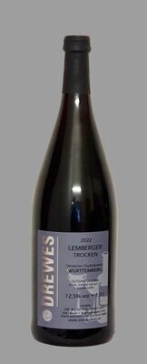 2022er LEMBERGER Deutscher Qualitätswein Württemberg trocken 1,0 l