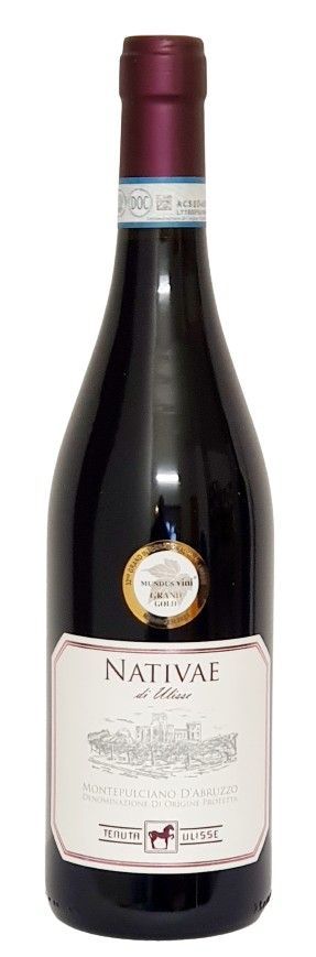 2019er MONTEPULCIANO NATIVAE"Tenuta Ulisse" Abruzzen, trocken 0,75 l