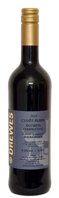 2023er CUVÉE RUBIN Rotwein Deutscher Qualitätswein Rheinhessen feinfruchtig (lieblich) 0,75 l
