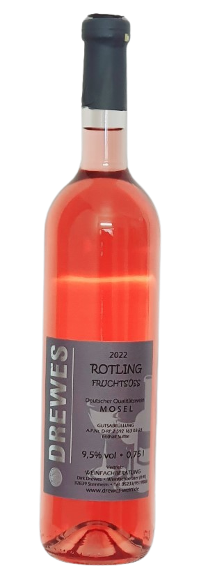 2023er ROTLING Deutscher Qualitätswein Mosel fruchtsüß 0,75 l