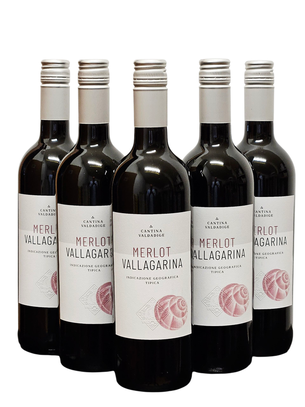 2023er MERLOT "Vallagarina"  IGT Trentino trocken 0,75 l ANGEBOT FÜR 12 FLASCHEN