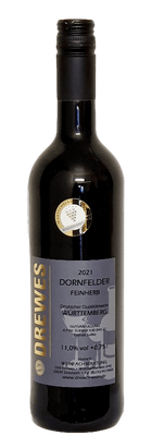 2022er DORNFELDER Rotwein Deutscher Qualitätswein Württemberg feinherb 0,75 l