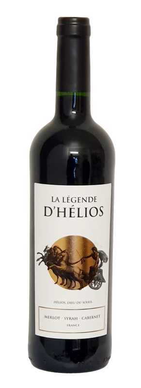 2023er MERLOT - SYRAH - CABERNET "La Légende d' Hélios" Rouge IGP halbtrocken 0,75 l