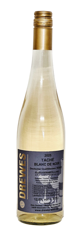 2025er BLANC DE NOIR "Taché" Deutscher Qualitätswein Nahe trocken 0,75 l