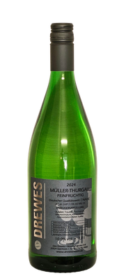 2025er MÜLLER-THURGAU Deutscher Qualitätswein Nahe feinfruchtig (lieblich) 1,0 l 2025er MÜLLER-THURGAU Deutscher Qualitätswein Nahe feinfruchtig (lieblich) 1,0 l