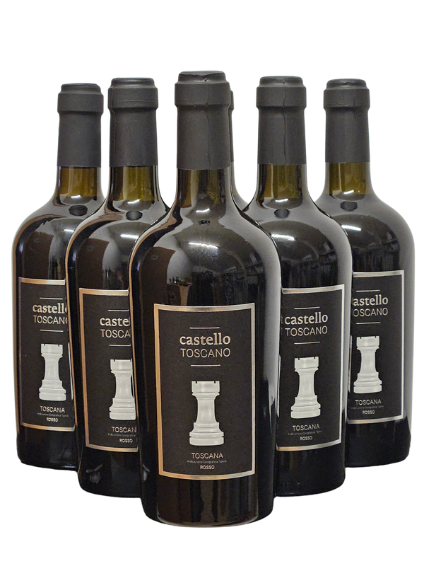 2022 CASTELLO TOSCANO Rosso IGT Toskana halbtrocken 0,75 l  #ANGEBOT FÜR 12 FLASCHEN#